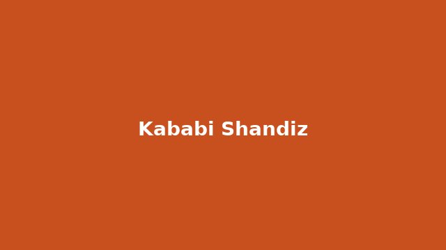 کبابی شاندیز